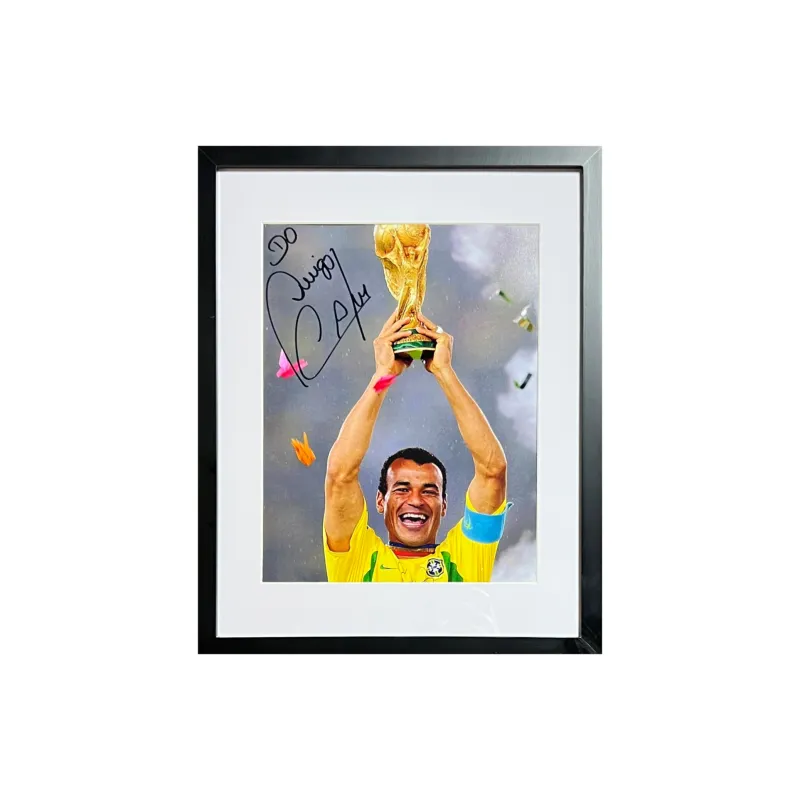 ICONS.com Caru Includes Certification Certificate Outer Frame Size: 38.6x48.6cm Brazil Football Fan Supply-4