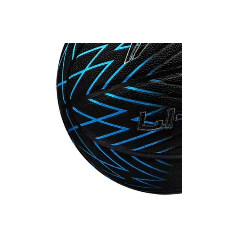 LiNing Badfive PU Basketball Black Blue Size 7 Training Unisex-2