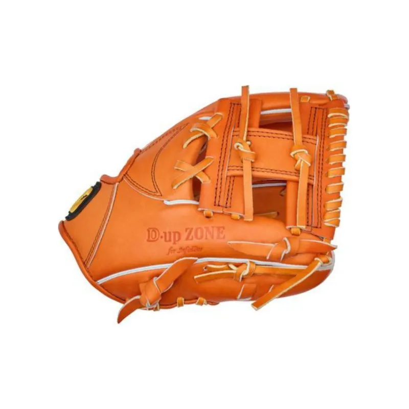 Mizuno Baseball Gloves Pitching Glove Top Grain Cow Leather Unisex Orange-3