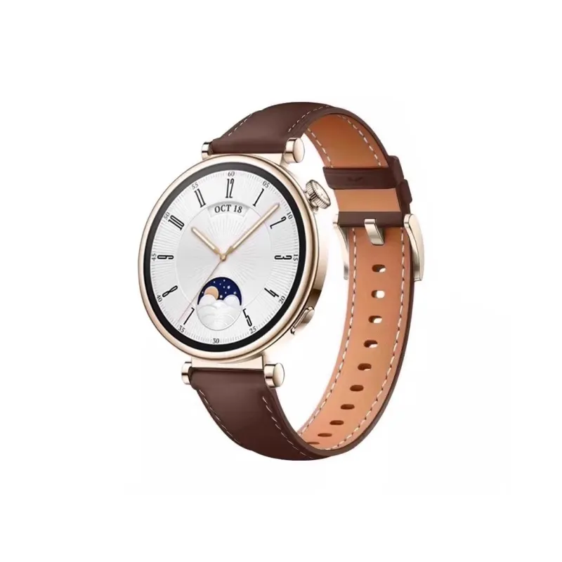 FZRT Huawei Compatibility Watch Band Minimalist Style Premium Leather Strap Cowhide Leather Material-5