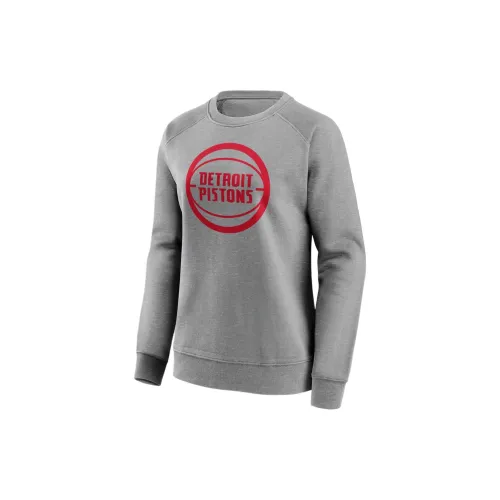 NBA Detroit Pistons Sweatshirts Women's Gray