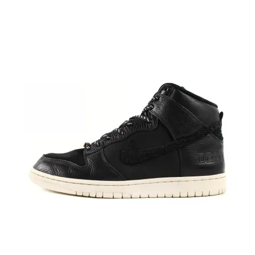 Nike Dunk High Skateboard Shoes Unisex High-Top Black