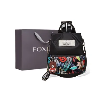 FOXER Fabric Backpack Women's Black