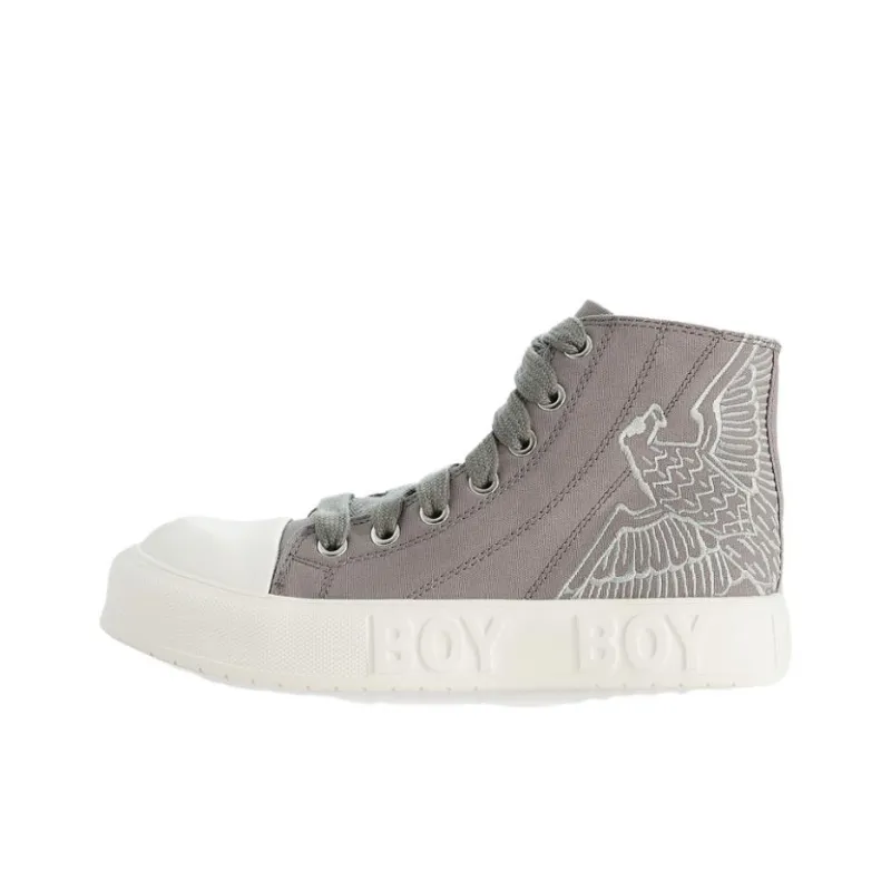 Boy London Cushioning High Top Canvas Shoes Unisex-4