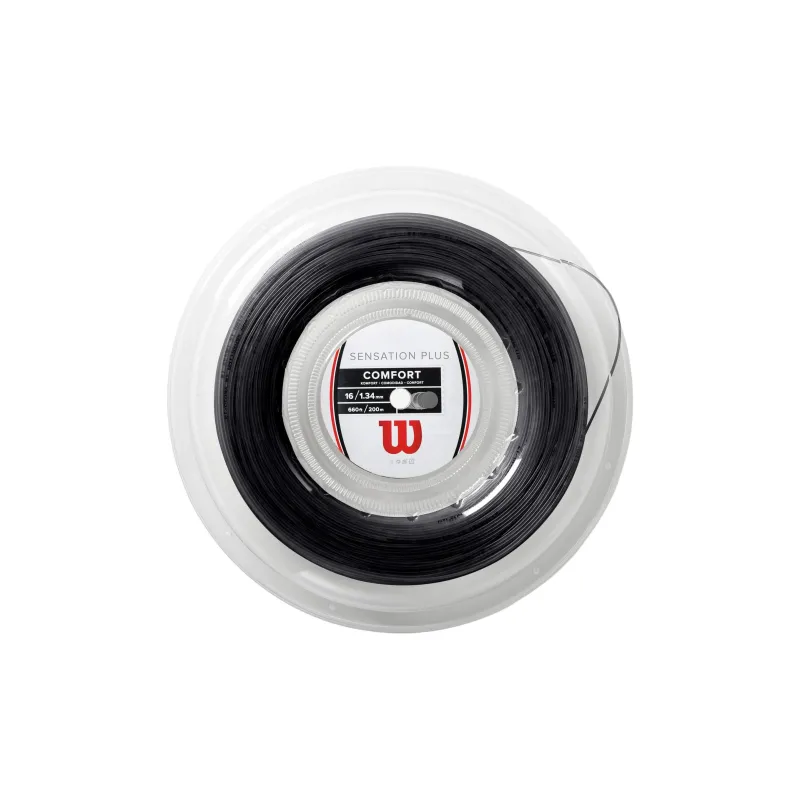 Wilson Tennis Racket Strings Unisex 200m Black-4