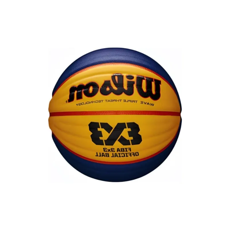 Wilson PU Basketball Blue Yellow 5th/6th/7th Match Unisex-1