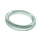 Icy Clear Green Grape Agate Bangle
