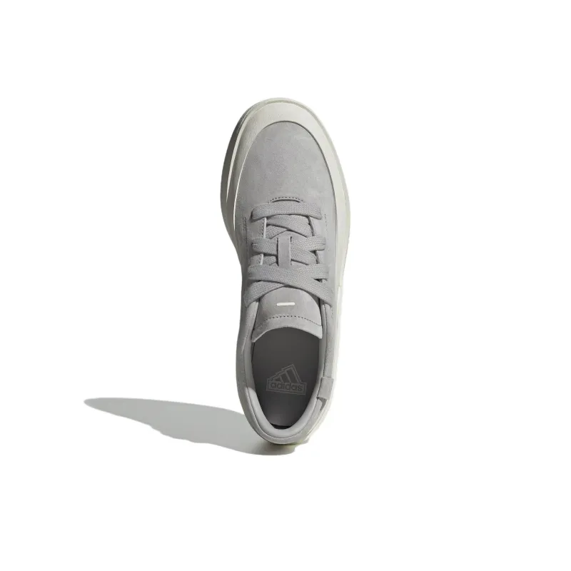 Adidas Labcourt Anti Slip Wear Resistant Low Top Skateboard Shoes Unisex Gray-4