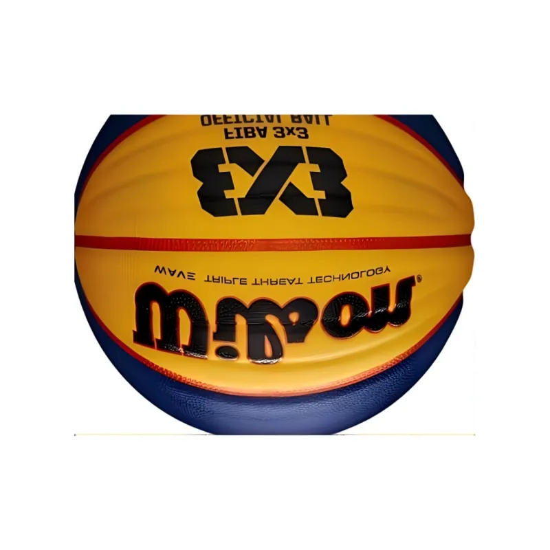 Wilson PU Basketball Blue Yellow 5th/6th/7th Match Unisex-4