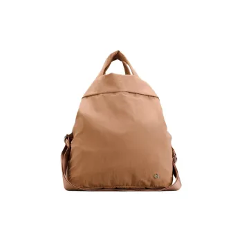 Lululemon Nylon Shoulder Bag Crossbody Bag Handbag Regular Women's Pink Clay Color