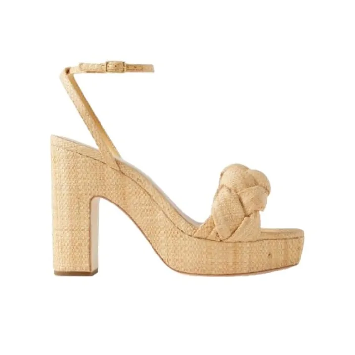 Loeffler Randall Fae Strap Sandals Women's Yellow-1