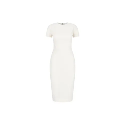 Victoria Beckham Short-Sleeved Dresses Women's White