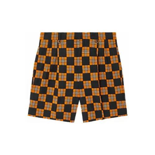 Burberry Casual Shorts Men Deep Orange