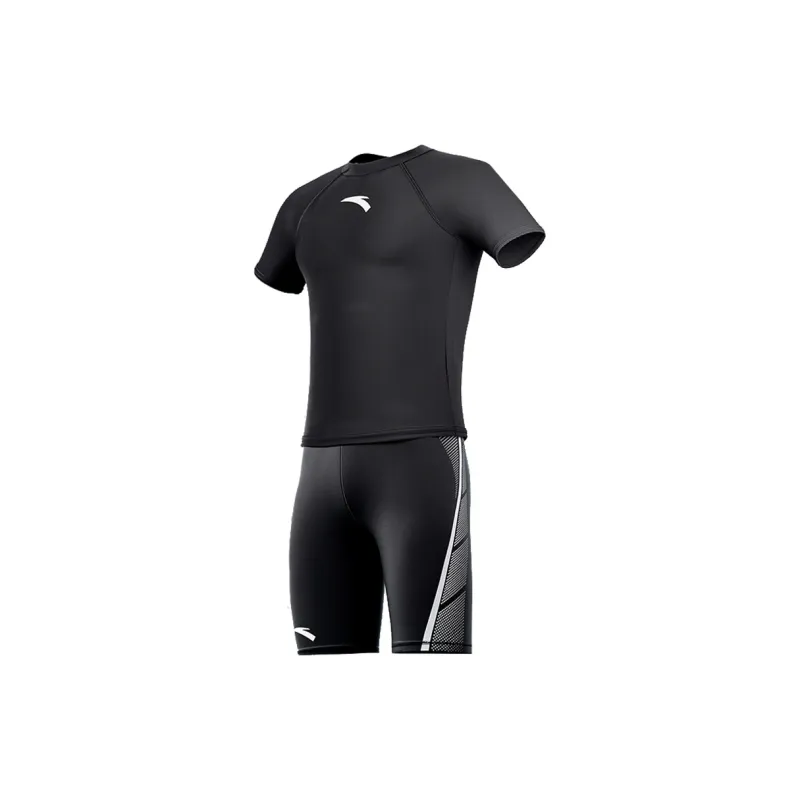 Anta Swimming Sets Polyamide Elastane Pool Men's Black-18