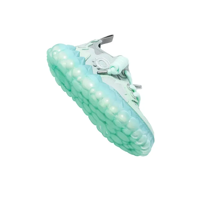 OETZI Fusion Ice Series Casual Shoes Unisex Low Top Light Green & Light Gray-4