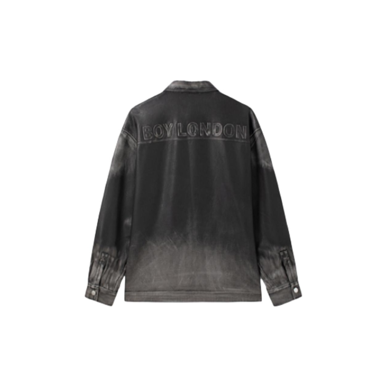 Boy London Leather Jackets Unisex Gray - POIZON