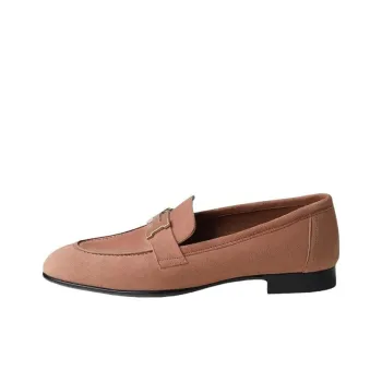 HERMES Paris Loafers Women's Brown