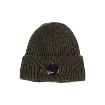 C.P.Company Lens Detailed Turn Up Hem Beanie
