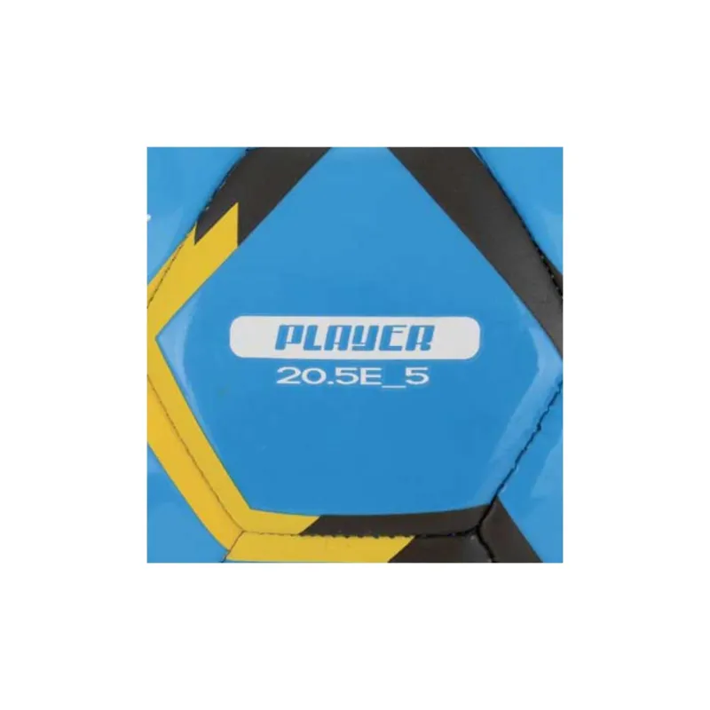 Kappa Size 35 Size Soccer PVC Machine Stitched Soccer Ball Unisex Blue - Black/Yellow Stripes-4