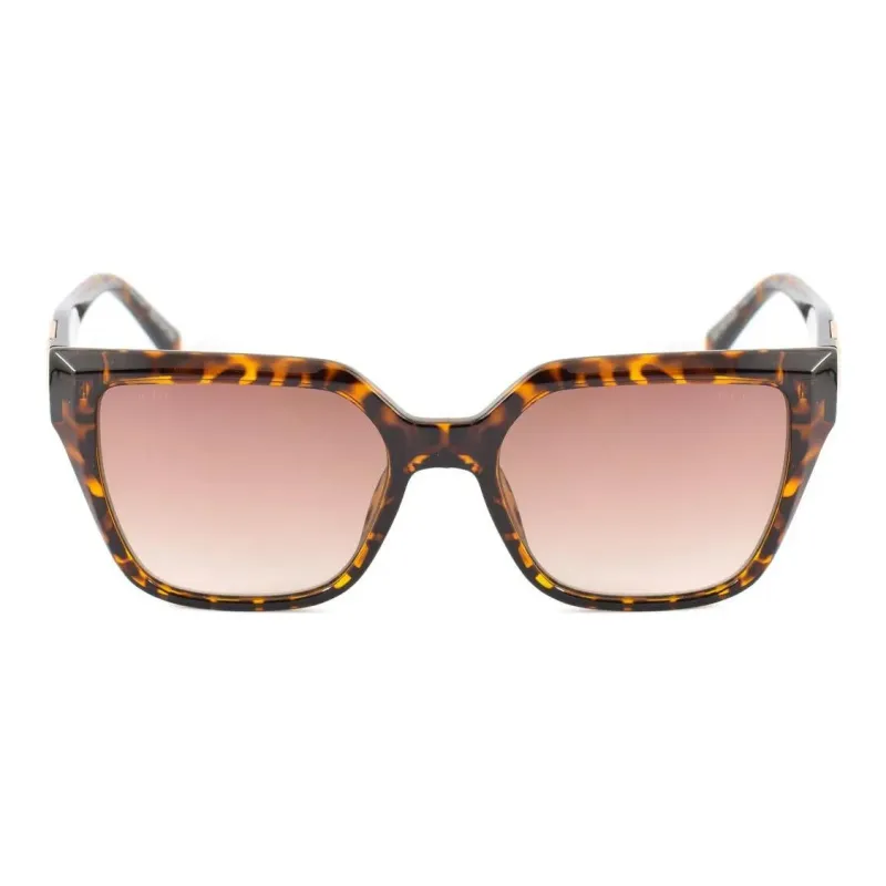 GUESS Resin Square Sunglasses Women's Tortoiseshell-1