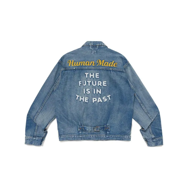 HUMAN MADE Denim Collection Denim Jackets Unisex Indigo-1