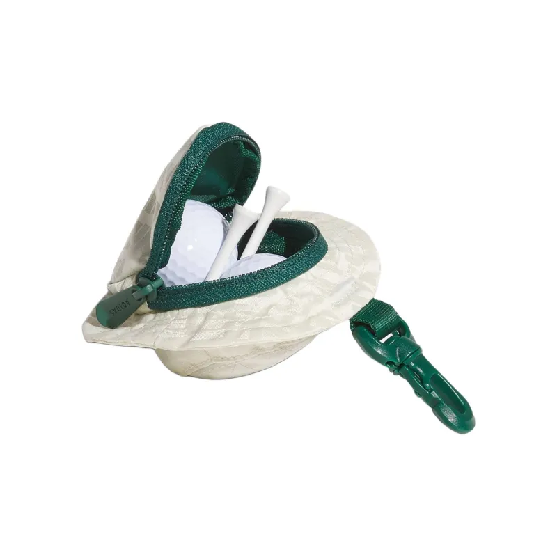 Adidas Recycled Polyester Golf Bag Accessory Trumpets Unisex Jade White/Forest Green-1