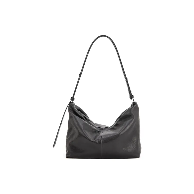 VENOF Sheepskin Dumpling Bag Shoulder Bag Small Size Women's Light Tea Brown/Deep Black/Advanced Red-8