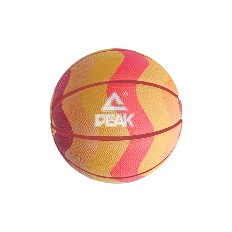 PEAK Rubber Basketball Multicolor Size 5 Size 7 Ball Training Unisex-8