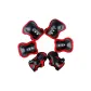 Kids' Protective Gear-Black Red