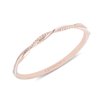 Givenchy Crystal Bangles Unisex Rose Gold