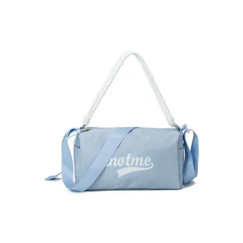 LOVERPUSS Fabric Crossbody Bag, Shoulder Bag Unisex Sea Salt Blue/Beige