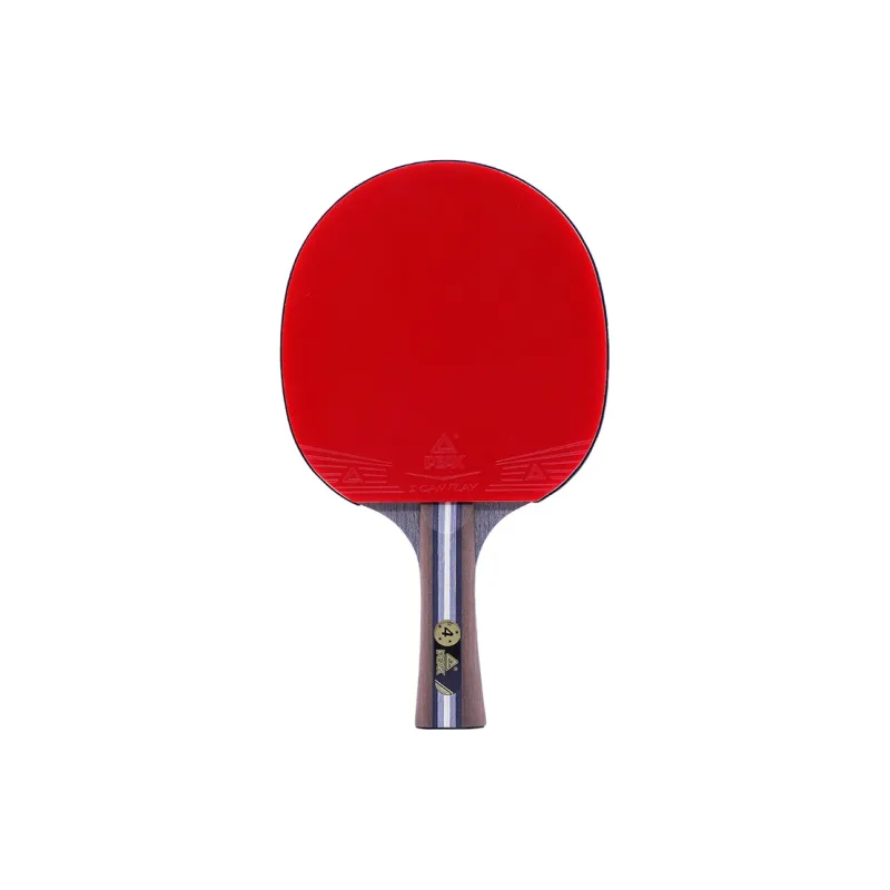 PEAK Ping Pong Paddles Unisex Double-Sided Inverted Rubber Solid Wood Blade Black Red Single Grip-3