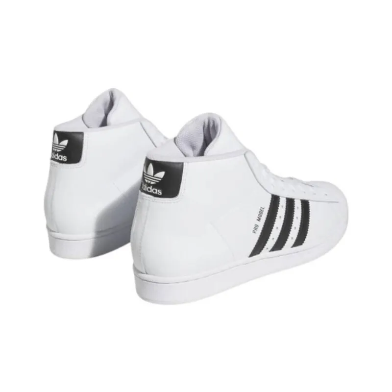 Adidas Pro Model Mid White Black-2