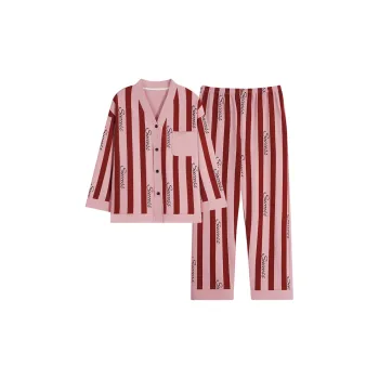 MIIOW Trend Party Series Pajama Set Women's Pink Cherry