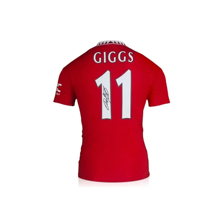 Three For Ziggs Signed Manchester United 2022-23 Season Jersey EM Certificate Framed And Mounted-2