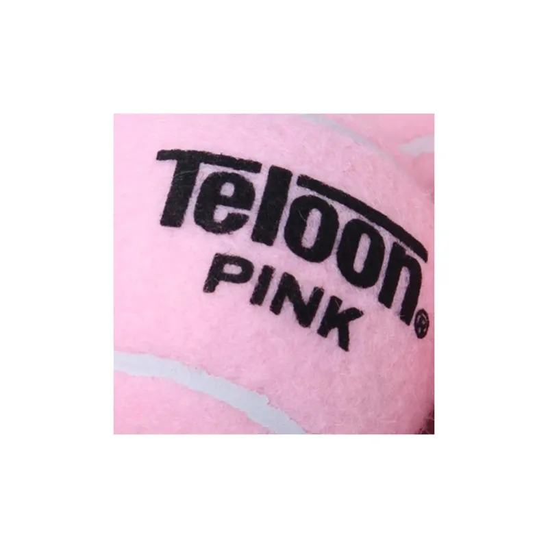 Teloon PINK Tennis Balls Acrylic Wool Training Ball Indoor And Outdoor Diameter 63 66mm Pink-2