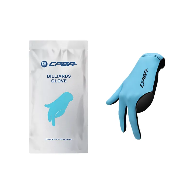 CPBA Billiards Three Finger Gloves Left Hand Single, Fingerless, Lycra Fabric M/L/XL Unisex-9