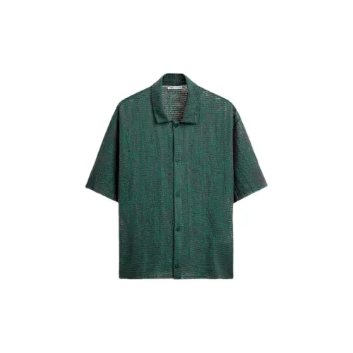 ZARA Shirts Men Green