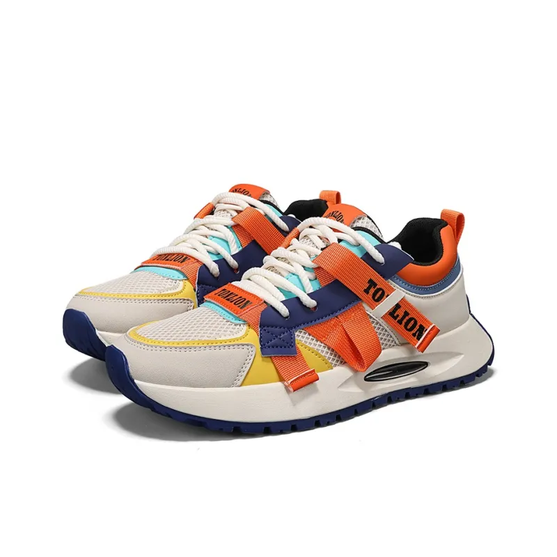 Tonlion Shock Absorbers With Slip Resistant And Abrasion Resistant Properties Low Top Casual Shoes Men's-2