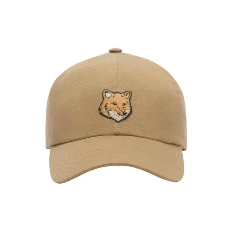 Maison Kitsune Bold Fox Head Patch Cap-1