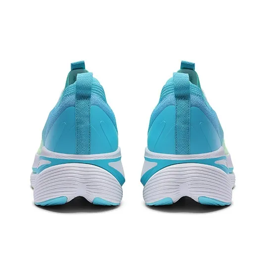 LPMX Rebound Wear Resistant Lightweight Breathable Low Top Long Distance Running Running Shoes Unisex Aqua Green-4