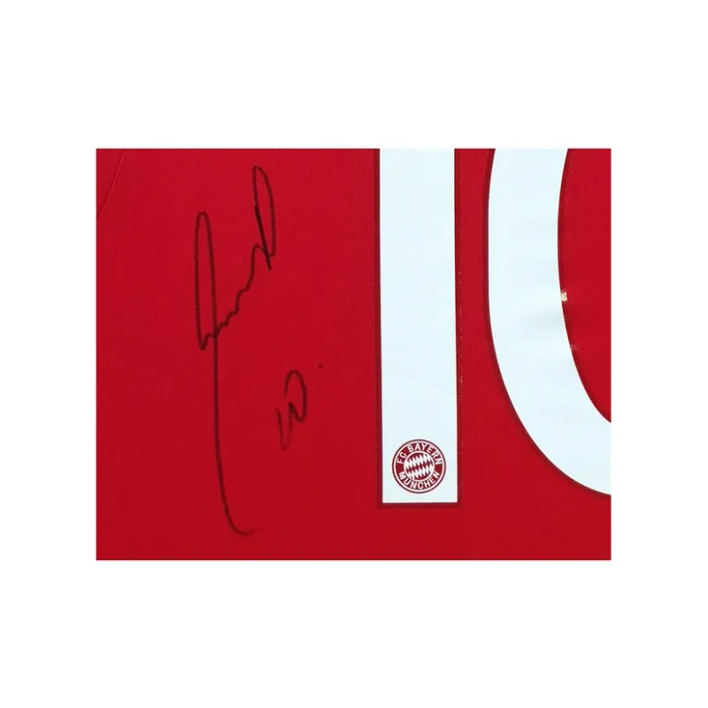 Three For Arjun Robben 15-16 Bayern Munich Signed Soccer Apparel Jersey Framed With Certificate-3
