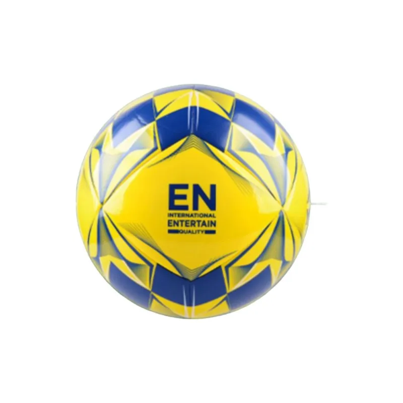 LiNing Size 4 5 Size Soccer TPU Machine Stitched Soccer Ball Kids' Yellow Blue-2
