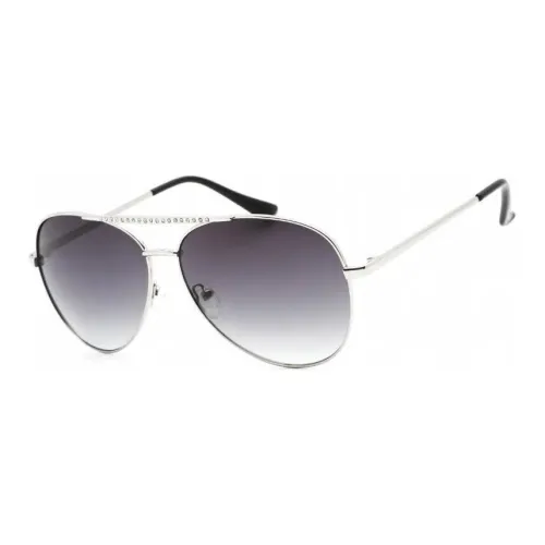 GUESS Metal Aviator Sunglasses Women's Silver