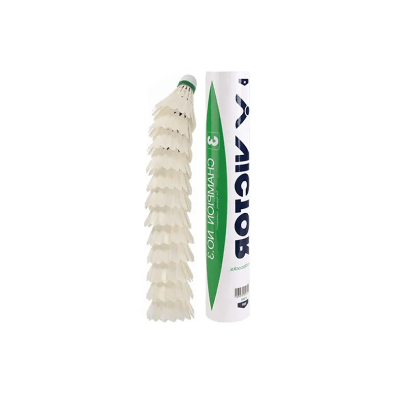 VICTOR Duck Feather Shuttlecock 12 Pack Water Duck Feather Big-Board Duck Feather Shuttlecocks-6