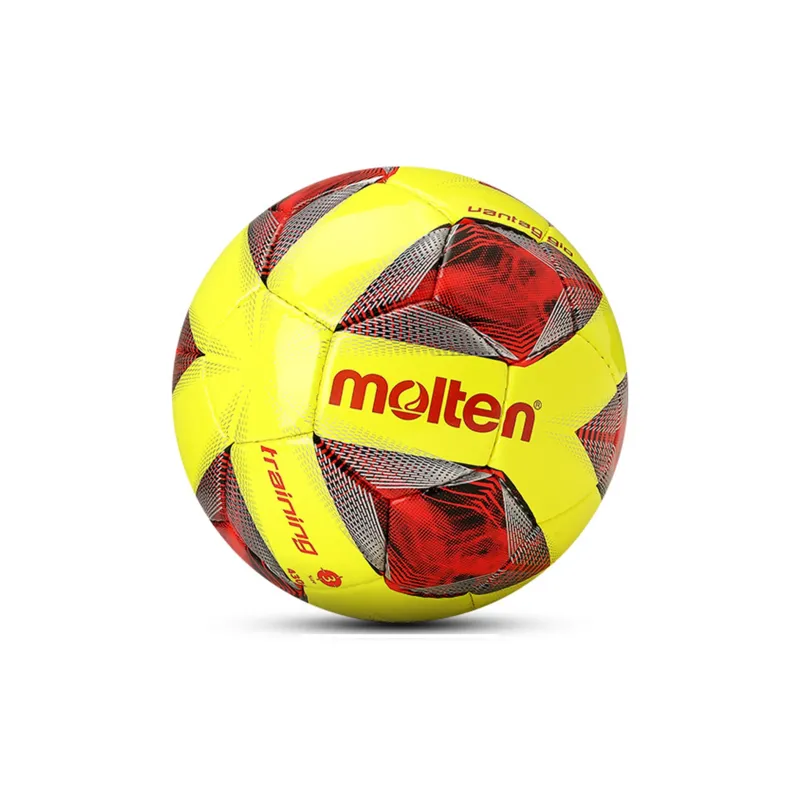 Molten Size 3 Ball Soccer PU Hand Stitched Soccer Ball Unisex Yellow-1