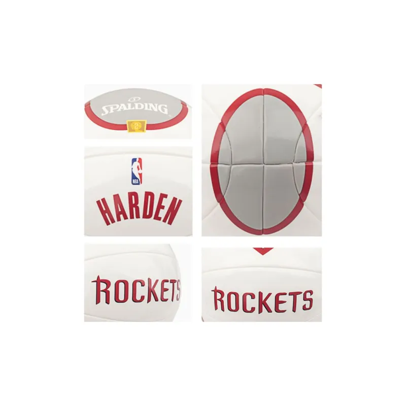 SPALDING Size 1.5 Ball Indoor Outdoor Universal Basketball PVC White Gray Red-4
