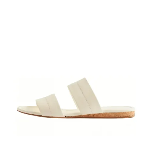 GABRIELA HEARST Slide Slippers Women's Cream