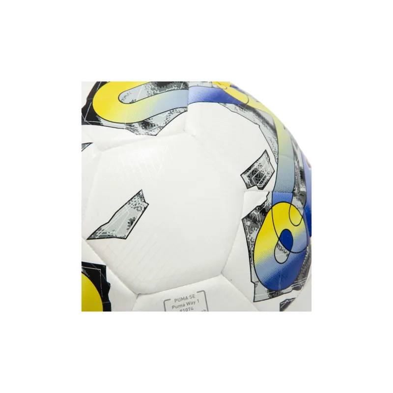 PUMA Size 3/4 Size/5 Size Soccer Machine Stitched Soccer Ball Unisex White Purple-1