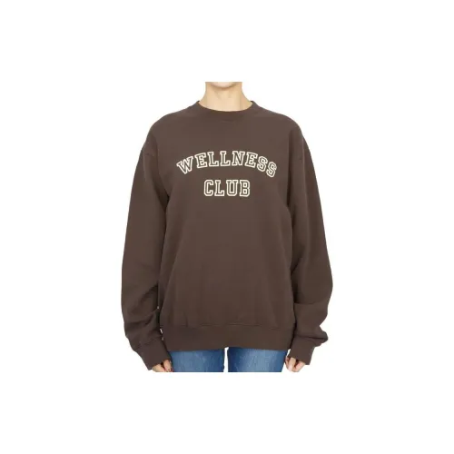 SPORTY & RICH Sweatshirts Women's Brown